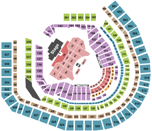 Citi Field ATEEZ Seating Chart